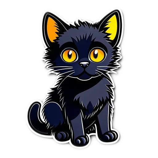 Doha black cat
