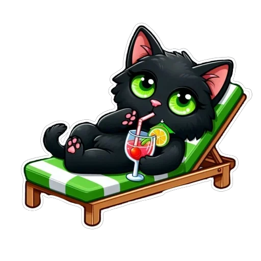Doha black cat