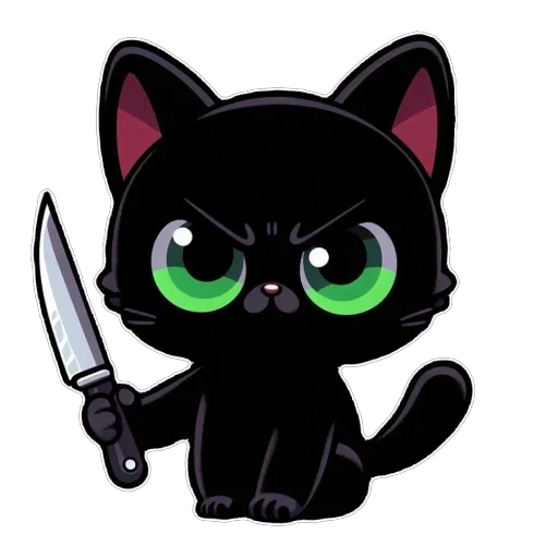 Doha black cat