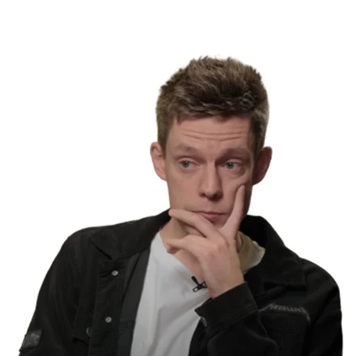 Стикер 🤦‍♂️ из набора Дудь на интервью с Кучерой