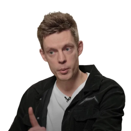 Стикер 🤦‍♂️ из набора Дудь на интервью с Кучерой