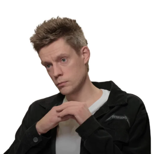 Стикер 🤦‍♂️ из набора Дудь на интервью с Кучерой