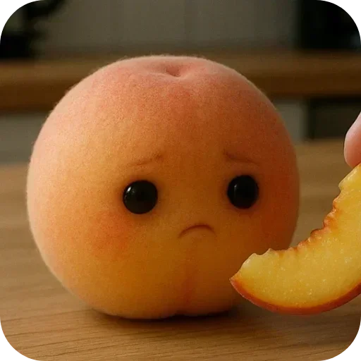 Стикер 😕 из набора Feisty Fruits Feels