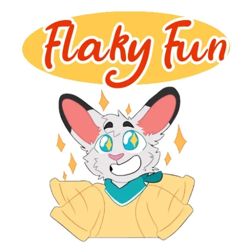 Стикер 🌈 из набора Flaky Club