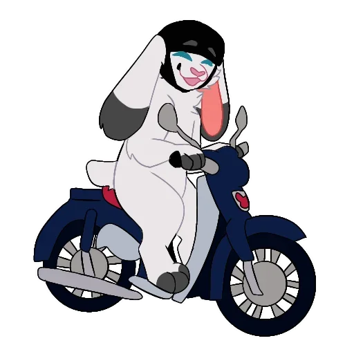 Стикер 🛵 из набора Flaky Club