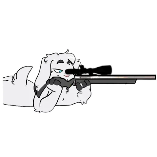 Стикер 🔫 из набора Flaky Club