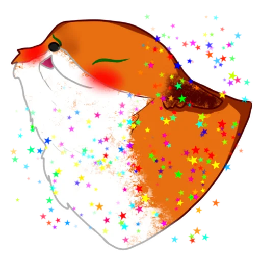 Стикер 🥳 из набора Лиса Ориоль