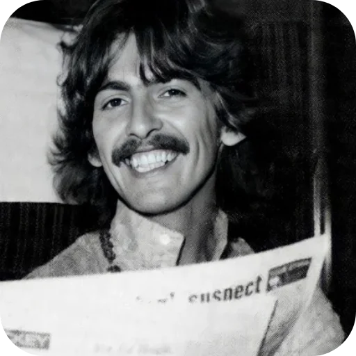 Стикер 😁 из набора •George Harrison•