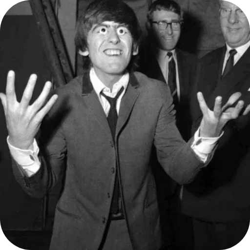 Стикер 🫣 из набора •George Harrison•
