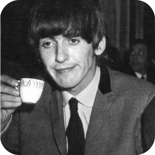 Стикер 🍵 из набора •George Harrison•