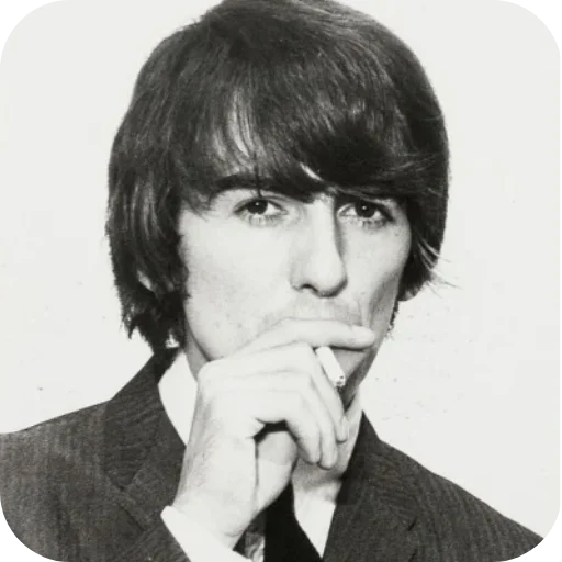 Стикер 😌 из набора •George Harrison•