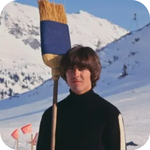 Стикер 🧹 из набора •George Harrison•