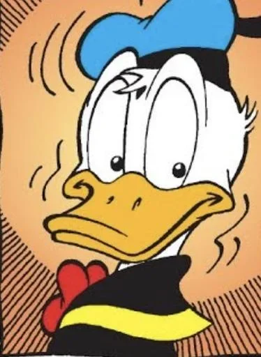 Стикер 😦 из набора Donald Duck