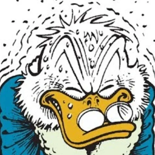 Стикер 😡 из набора Donald Duck