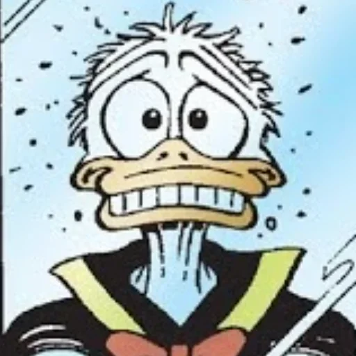 Стикер 😬 из набора Donald Duck