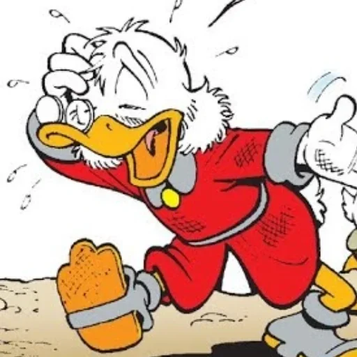 Стикер 😫 из набора Donald Duck