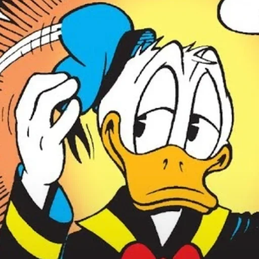 Стикер 😏 из набора Donald Duck