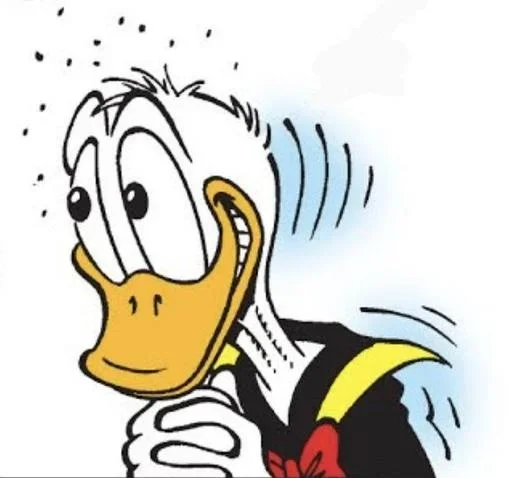 Стикер 😁 из набора Donald Duck