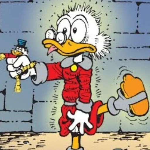 Стикер 😵 из набора Donald Duck