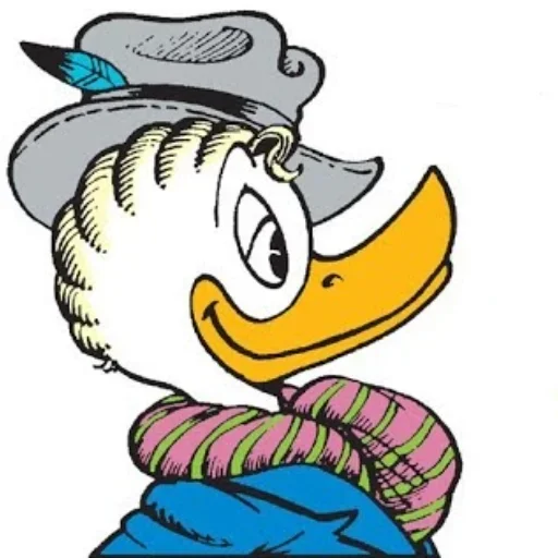 Стикер 😏 из набора Donald Duck