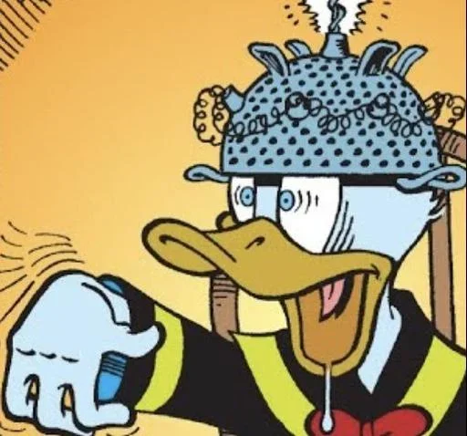 Стикер 😵 из набора Donald Duck