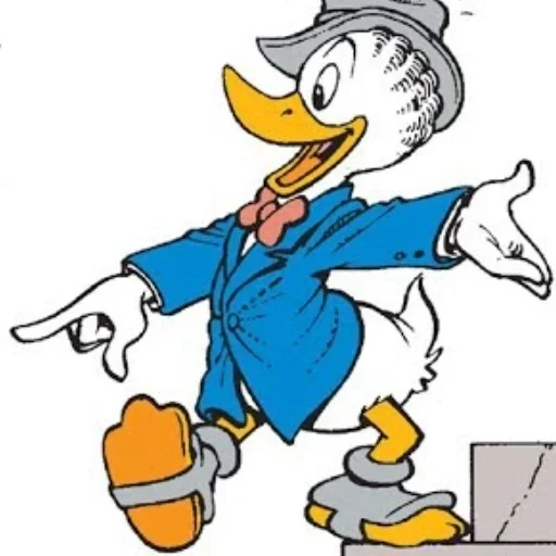 Стикер 😁 из набора Donald Duck
