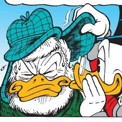 Стикер 😏 из набора Donald Duck