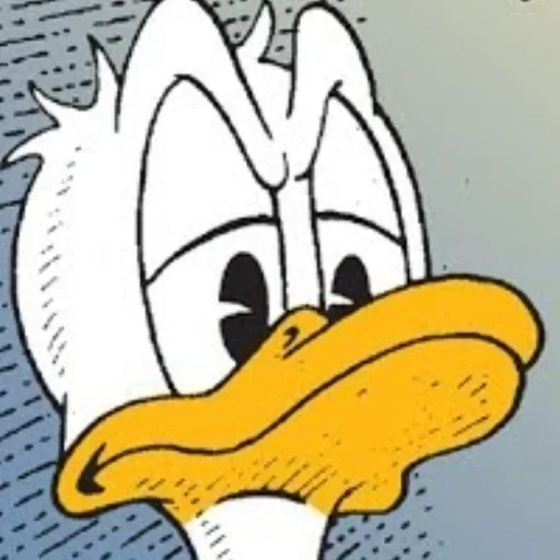 Стикер 🤨 из набора Donald Duck