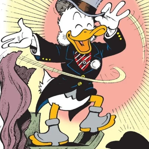 Стикер 🤑 из набора Donald Duck