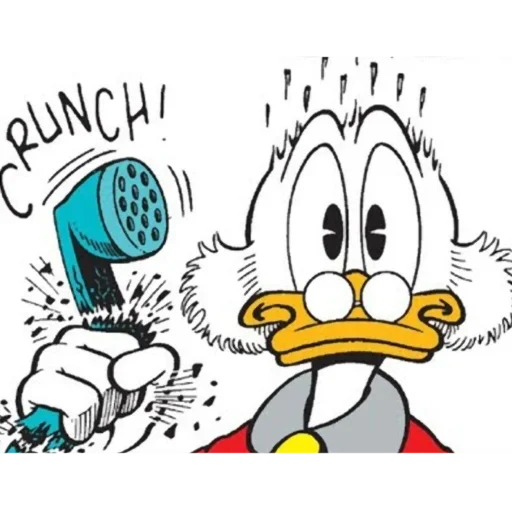 Стикер 😲 из набора Donald Duck