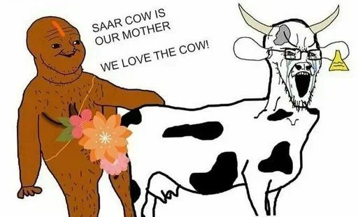 Стикер 🐄 из набора Talks