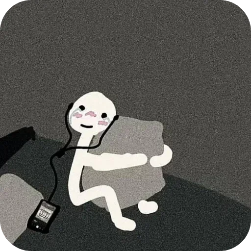 Стикер 🫤 из набора Darkness