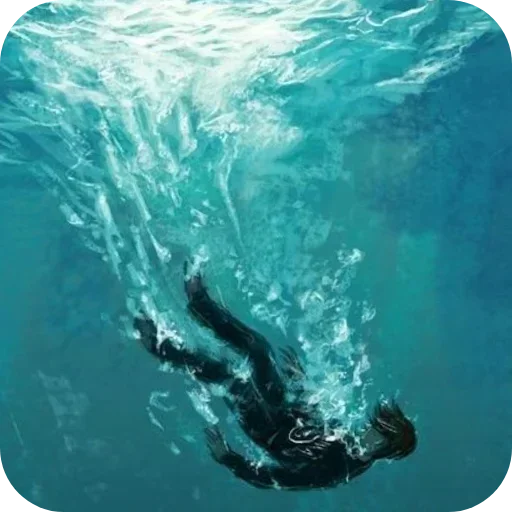 Стикер 🏊 из набора Darkness