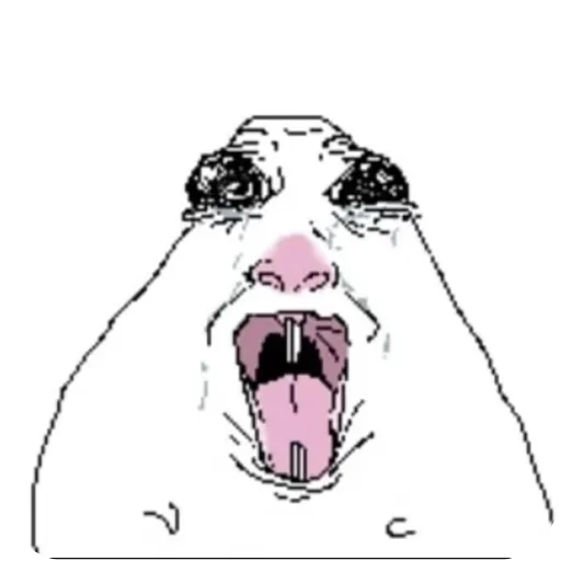 Стикер 👄 из набора Hammy