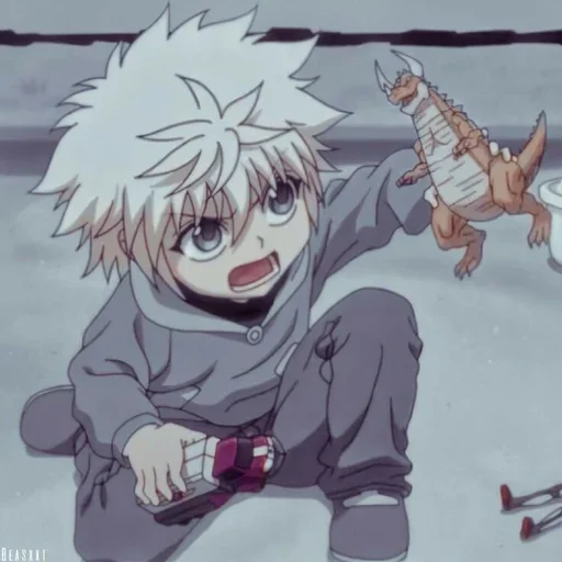 Стикер 🐼 из набора Killua ::