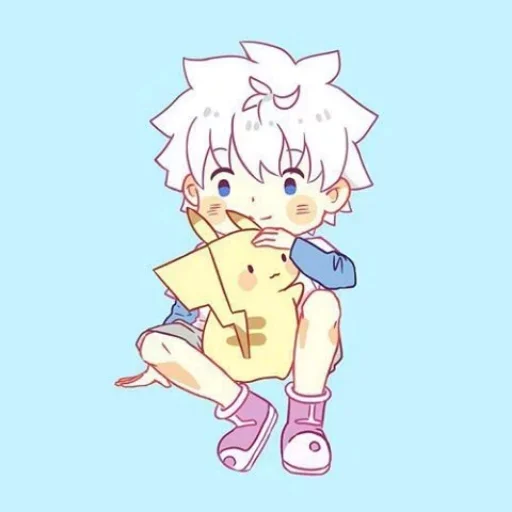 Стикер 😌 из набора Killua ::