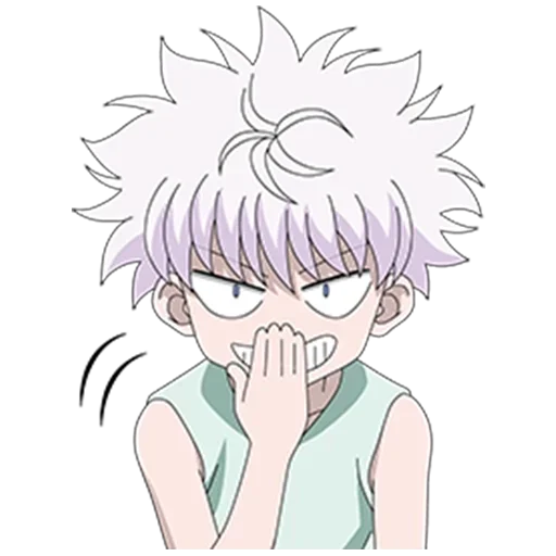 Стикер 😈 из набора Killua ::