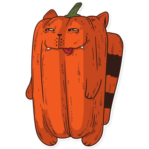 Стикер 🎃 из набора KotikiCats by