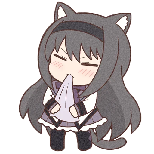 Стикер 😝 из набора Akemi_Homura