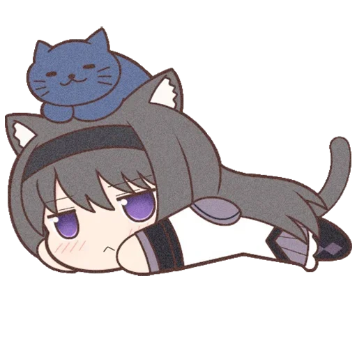 Стикер 🐈‍⬛ из набора Akemi_Homura