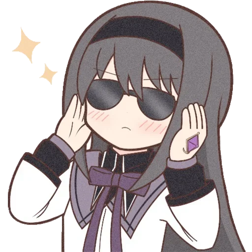 Стикер 😎 из набора Akemi_Homura