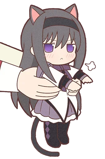 Стикер 🐈 из набора Akemi_Homura