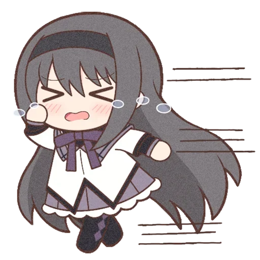 Стикер 😭 из набора Akemi_Homura