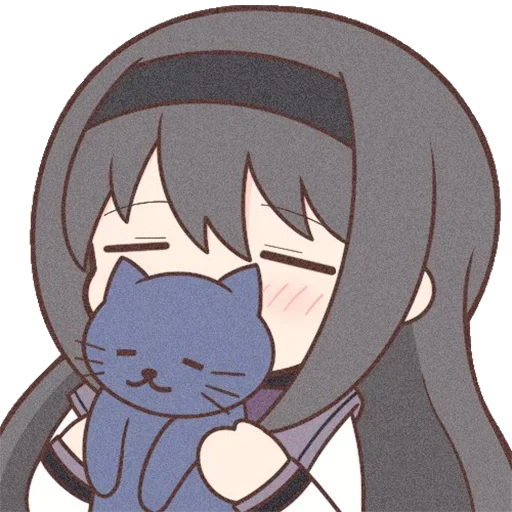 Стикер 🐈 из набора Akemi_Homura