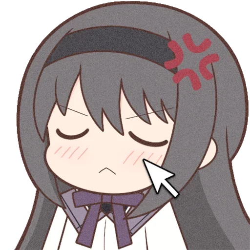 Стикер 😒 из набора Akemi_Homura