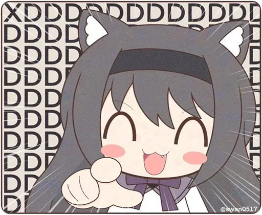 Стикер 😂 из набора Akemi_Homura