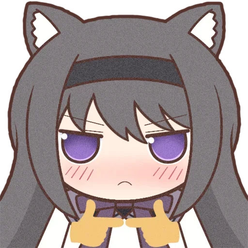 Стикер 😳 из набора Akemi_Homura