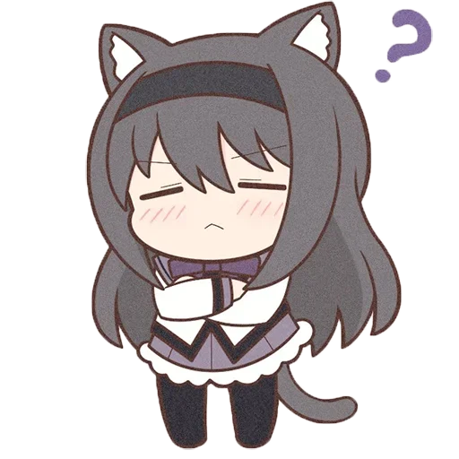 Стикер ❔ из набора Akemi_Homura