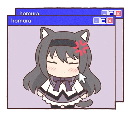 Стикер ❌ из набора Akemi_Homura