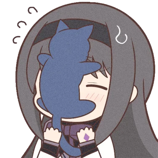 Стикер 🐈‍⬛ из набора Akemi_Homura